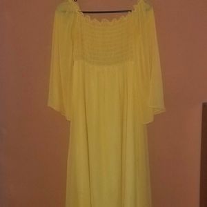Canary Yellow Shein Dress